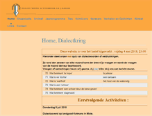 Tablet Screenshot of dialectkring.nl